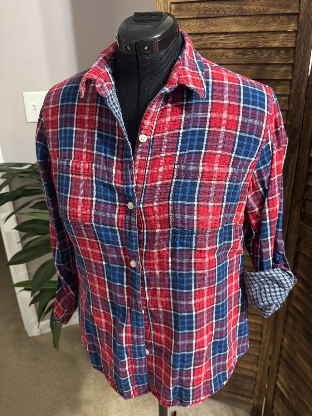 L Flannel Riders By Lee